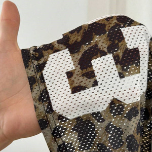 Maillot de football américain Y2K pour femme, coupe courte, imprimé léopard personnalisé par sublimation, manches longues, maille oversize, vente en gros - Product Image 5