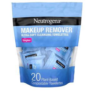 Lingettes nettoyantes pour le visage et démaquillantes, éliminent en douceur le maquillage et l'excès de sébum, emballées individuellement, sans alcool - Product Image 1