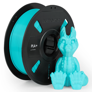 PLA+ 1.75 มม. 1 กก. สีฟ้าลากูน เส้นพลาสติกสำหรับพิมพ์ 3 มิติ วัสดุบริสุทธิ์ 100% ได้รับการรับรองมาตรฐาน ROHS ขนาด 0.03 มม. พิมพ์เร็ว ไม่เกิดการอุดตัน Numakers - Product Image 2