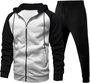 Men tracksuit with zipper <b>jacket</b> designed in basics cotton blended fabric offering comfort and style for gym <b>workout</b> and running - Product Image 1