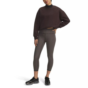 High Waist Checkered Yoga <b>Leggings</b> Women Calf-Length <b>Seamless</b> Stretch Workout Pants Elastic Waist Four-Way Stretch Activewear - Product Image 3