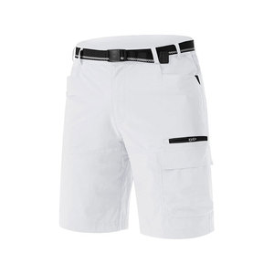 Shorts de course décontractés pour hommes, respirants, anti-humidité, séchage rapide, taille élastique, toile polyester/coton, pour la gym et l'entraînement - Product Image 1