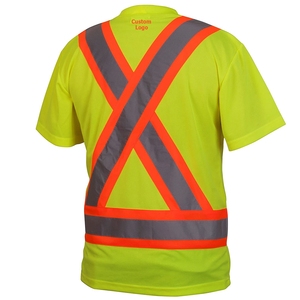 Camiseta de Seguridad Anticolisión, Ropa Interior Sexy, Construcción 100% Poliéster, Alta Visibilidad, Camiseta Clásica de Secado Rápido - Product Image 5
