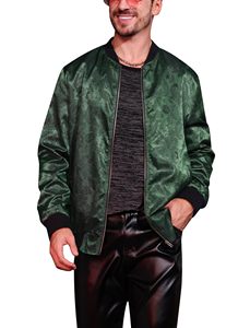 Vestes en satin de soie tendance, vente en gros, vestes en satin personnalisées avec logo, couleur unie, veste en satin pour homme - Product Image 6