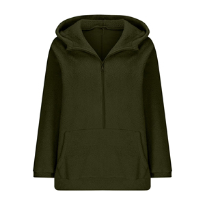 Sweat à capuche zippé en polaire Sherpa brodé personnalisé pour hommes et femmes, doux, chaud, en peluche, pour l'hiver, décontracté, mode, extérieur - Product Image 5