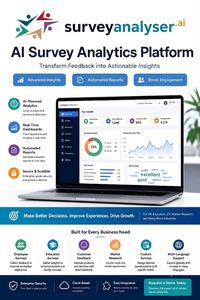 Plateforme d'analyse de sondages IA : Tableau de bord en temps réel, rapports automatisés, logiciel d'analyse de commentaires multilingue basé sur le cloud - Product Image 4