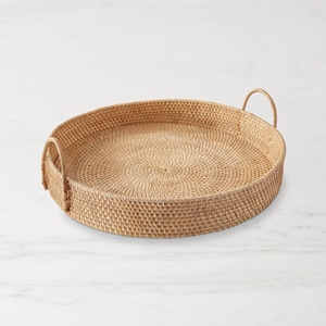 Tray for displaying dry fruit & snack luxury handweave rattan storage trays highest quality - Product Image 3