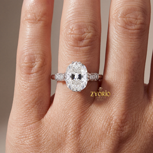 Anillo de Plata 925 con Diamante Cultivado en Laboratorio de Corte Cojín de 2.5 CT, Joyería Moderna y Minimalista, Hermoso Anillo de Compromiso para Boda o Fiesta - Product Image 6