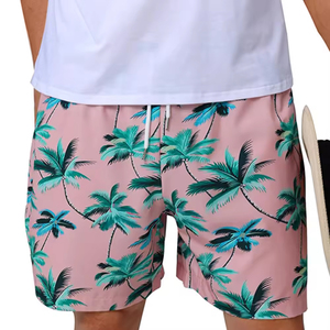 Men Lightweight Two Piece Summer Outfit Short Sleeve T Shirt and Elastic Waist Shorts <b>Set</b> Casual Lounge Wear for Home Beach - Product Image 6