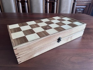 ILAHI's Eco-Friendly Rustic Polished Rectangle <b>Chess</b> <b>Board</b> Game 100% Handmade Pure Wood Animal/Love Style Customized Size <b>Chess</b> - Product Image 4