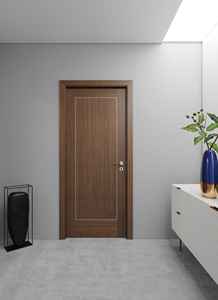Portes intérieures modernes en bois composite WPC, style luxe léger, pour chambre, salle de bain, cuisine, bureau, école, silencieuses et privées - Product Image 6