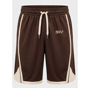 Shorts de sport 100 % polyester pour hommes, séchage rapide, légers, coupe ample, pour entraînement de basketball et gym, personnalisables - Product Image 1