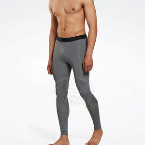 Wholesale Quick Dry <b>Men's</b> Spandex Polyester MMA Compression Leggings <b>Yoga</b> Sports Fitness Tights Quick Dry Running <b>Pants</b> - Product Image 3