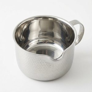 Handmade 20 cm SS304 Satin Exterior Hammered Bowl Pour Lip Sirka Batter Bowl for Home Decor and Hotel Use Made of <b>PC</b> Material - Product Image 2