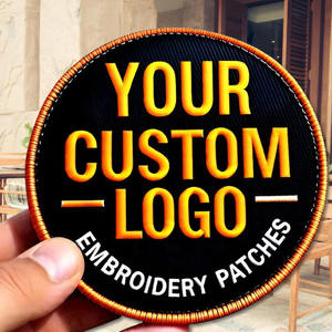 Custom Irregular Nonwoven Felt 3D Embroidery <b>Patch</b> Rhinestones <b>Sew</b>-<b>On</b> Style Eco-Friendly Fabric Badge Mountain Design for Hats - Product Image 1