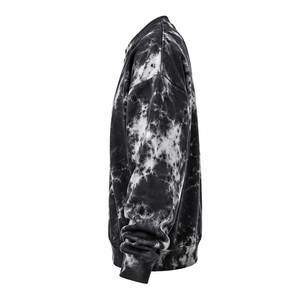 Sudadera Tie Dye Lavada de Forro Polar Cepillado Contemporáneo con Cuello Redondo, Fabricante OEM de Prendas, Ropa Cómoda y de Moda Casual - Product Image 3