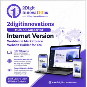 2digitinnovations Multi-OS Supported Internet Version Worldwide Marketplace Website <b>Builder</b> for You - Product Image 3
