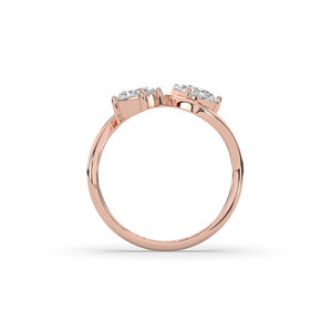 Bague de fiançailles solitaire de luxe légère en or massif 14 carats avec diamant ovale brillant de 1,45 carat créé en laboratoire, certifié IGI - Product Image 6