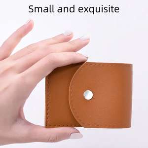 Kit de Cuidado de Uñas de Acero Inoxidable de 4 Piezas Personalizado con Bolsa de PU, Mini Set de Cortauñas Blancos, Artículos Esenciales para el Hogar, Cortador de Uñas ANAAIF - Product Image 6