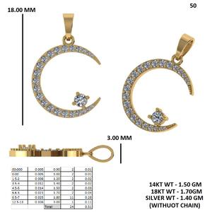 Collar con Colgante de Oro Fino para Mujer con Diamante Cultivado en Laboratorio, Joyería Elegante para Cumpleaños y Aniversarios - Product Image 5