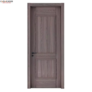 Nouvelle conception 2026 – Porte moderne en PVC/WPC, finition bois, étanche, pour salle de bain, hôtel, appartement, atelier – Vente en gros - Product Image 3