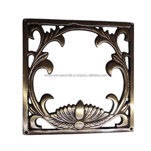 Perilla de metal de latón Premium hecha a mano con acabado antiguo para armarios, cajones y tocadores, diseño y tamaño múltiples - Product Image 1