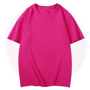 Camiseta de Manga Corta de Color Sólido de Algodón Peinado de 180 g, con Logotipo Personalizado Bordado, Precio de Fábrica en Bangladesh, OEM - Product Image 5