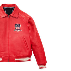 Meilleur prix, veste d'hiver premium pour homme Avirex, cuir véritable, coupe-vent, imperméable, teinture unie, toutes tailles disponibles - Product Image 2