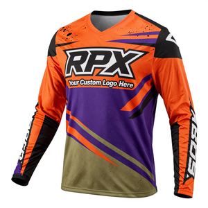 Jersey de Ciclismo para Hombre, Jersey de Motocross, Camiseta de Ciclismo de Montaña, Camiseta de Motocicleta de Manga Larga, Jersey de Descenso Todoterreno - Product Image 4