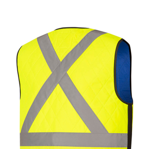 เสื้อกั๊กนิรภัยคุณภาพพรีเมียม ANSI Class 2 กันน้ำ ปรับแต่งได้เต็มที่สำหรับผู้ผลิต OEM - Product Image 4