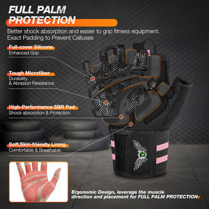 Gants de musculation antidérapants unisexes, gants de fitness les plus vendus pour adultes, dernier style pour la musculation et les sports - Product Image 6