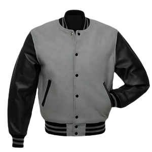 Veste universitaire personnalisée de haute qualité pour homme, style collège, en fibre de bambou respirante, avec bordure côtelée et fermeture à boutons-pression, pour l'hiver - Product Image 1