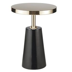 โต๊ะข้างทรงกลมทันสมัย โต๊ะวางของดีไซน์เนอร์ ฐานทรงแท่น โต๊ะกาแฟสำหรับห้องนั่งเล่น โรงแรม คาเฟ่ - Product Image 3