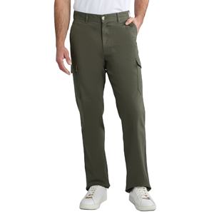 Pantalones Cargo de Cintura Alta para Hombre, Corte Regular, Cómodos, de Spandex/Algodón, Color Sólido, a la Moda, Casuales, Precio Económico al por Mayor - Product Image 2