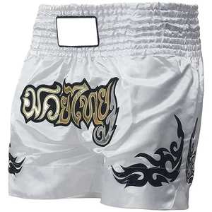 Shorts de Boxeo, Muay Thai y MMA Personalizados al Por Mayor, de la Mejor Calidad, 100% Algodón/Poliéster, Elásticos, de Secado Rápido, a Bajo Precio - Product Image 3