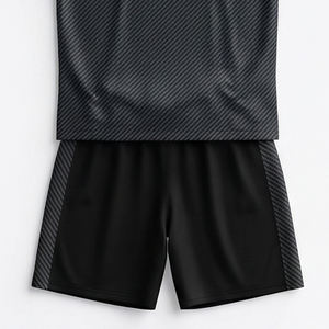 Uniforme de entrenamiento de baloncesto estilo urbano, pantalones cortos transpirables, ropa deportiva moderna para práctica de equipo MALUZA INDUSTRIES - Product Image 2