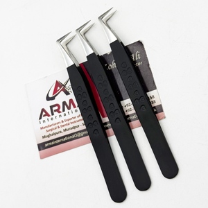 Pince à cils à 90 degrés la plus vendue, à pointe fine, écologique, testée à la main, pour extensions de cils - Product Image 4