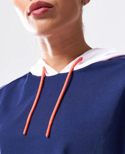 Vente en gros de sweats à capuche surdimensionnés hiver épais femmes colorés personnalisés chenille broderie fermeture éclair style coton respirant à capuche - Product Image 5