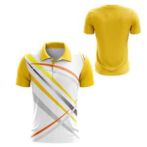 Polo personnalisé au design populaire pour hommes, nouvelle collection été, chemises sublimées, polos imprimés haute performance pour le sport - Product Image 5
