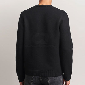 QURILL INDUSTRY Pulls d'hiver pour hommes en coton/laine de haute qualité, doux, chauds, respirants, tricotés, design décontracté, pour le bureau - Product Image 2