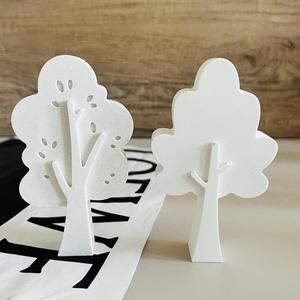 Big Tree Decoration Aromatherapy Candle Car Fragrant Stone High Gypsum Candle Silicone <b>Mold</b> - Product Image 2