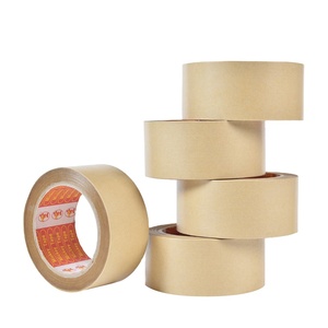 La cinta de papel Kraft adhesiva es una solución duradera y ecológica hecha de papel Kraft, perfecta para sellar y empaquetar de forma segura - Product Image 1