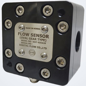 Débitmètre pour carburant diesel DIGITAL FLOW Korean DGT-025AIH, capteur de débit à engrenages ovales, filetage mâle, fabriqué en Corée - Product Image 3