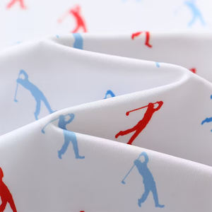 Chemise de golf en polyester tricoté à manches courtes pour hommes, athlétique, infroissable, imprimée par sublimation, respirante et à séchage rapide - Product Image 5