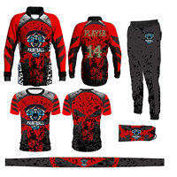 Paket Seragam Paintball Ringan Cepat Kering OEM Custom dengan Jersey, Celana, dan Perlengkapan Pelindung