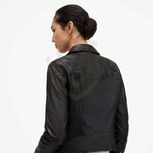 Vestes en cuir véritable pour femmes, usage hivernal pour adultes, fermeture éclair, veste en cuir tendance à vendre - Product Image 2