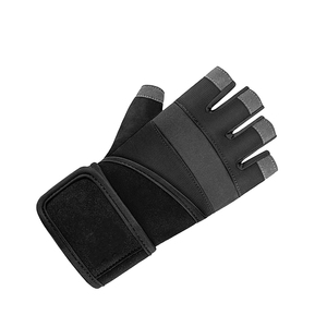 Guantes de Ejercicio Ligeros y Ajustables con Correa para la Muñeca, Medios Dedos Descubiertos, de Secado Rápido y Antideslizantes para Levantamiento de Pesas en Casa o Gimnasio - Product Image 3