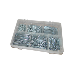 700 pièces de goupilles fendues de taille de pouce assortiment d'atelier en gros goupille fendue de serrure d'acier inoxydable - Product Image 1