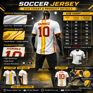 Camiseta de Fútbol Sublimada Personalizada de Manga Corta para Clubes, Equipos y Ligas, de Secado Rápido, Transpirable, en Tela de Poliéster Bordada - Product Image 5