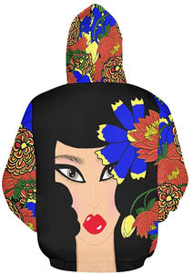 Breathable Women's Sublimation <b>Hoodie</b> Custom Print best <b>Lightweight</b> Feel Winter Autumn Activewear Polyester Cotton Custom Logo - Product Image 3